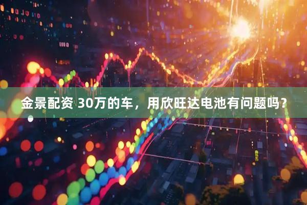金景配资 30万的车，用欣旺达电池有问题吗？