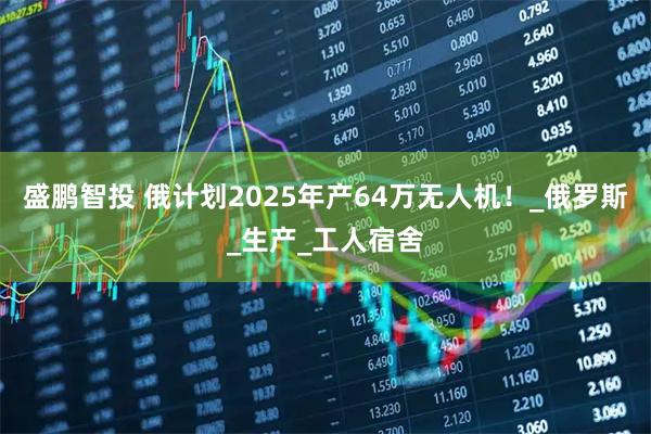 盛鹏智投 俄计划2025年产64万无人机！_俄罗斯_生产_工人宿舍